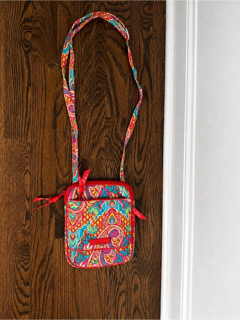 Vera Bradley Mini Hipster Crossbody Paisley in Paradise Retired Floral Bag